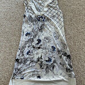 🎀 Buy 2 Get 1 Free 🎀 White House Black Market  XS Tunic/Dress Rose Y2K